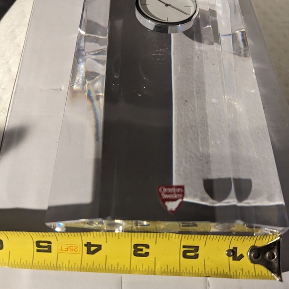 Orrefors Crystal Clock - Picture 9 of 10